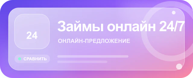 Карточка предложения Займы онлайн 24/7